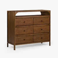 Joplin 6-Drawer, Natural Oak, 45"