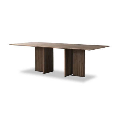 Zahra Dining Table, Rustic Gray