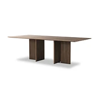 Zahra Dining Table, Rustic Gray