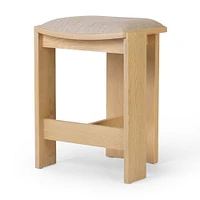 Jalark Backless Bar Stool, Alcala Fawn, Drifted Oak