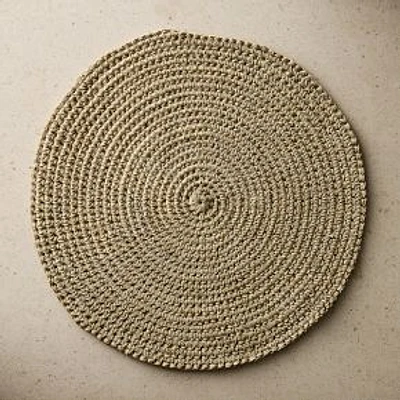 Tallo de Olivo Fique Spiral Placemat