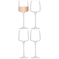 Metropolitan 12oz Wine Glass, Clear, Set of 4