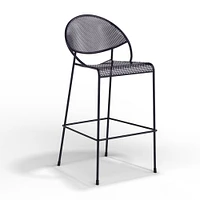 Hula Outdoor Barstool, Ink Black