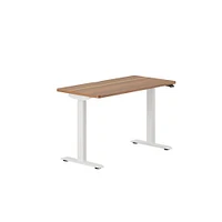 Branch Duo Standing Desk; 48 Walnut Top Charcoal Base