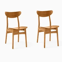 Classic Café Wood Dining Chair, Acorn