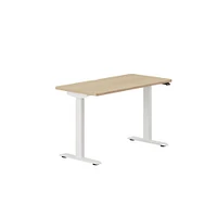 Branch Duo Standing Desk; 48 Walnut Top Charcoal Base