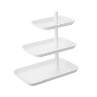 Yamazaki Tower 3-Tier Serving Stand, White