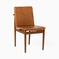 Framework Dining Chair S/2 Saddle Leather Nut Blonde Poly