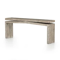 Emmerson 78.75" Console Table, Weathered Wheat