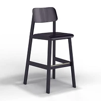 Sadie II Outdoor Barstool, Ink Black