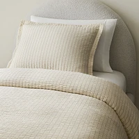 Seaside Stripe Twin/Twin XL Duvet, Sand