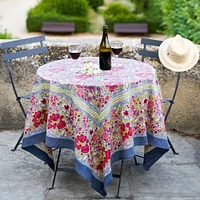 Jardin Tablecloth, Red and Grey, 59x59