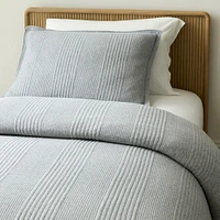 Cotton Cloud Jersey Twin Duvet, White