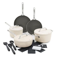 GreenPan GP5 Healthy Ceramic Nonstick 15-Piece Set, Cream