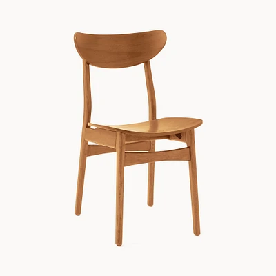 Classic Café Wood Dining Chair, Acorn