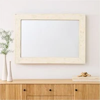 Parsons Bone Inlay Wall Mirror, 24"Wx34"D