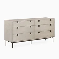 Iron & Acacia 62" 6-Drawer Dresser, Gray Wash