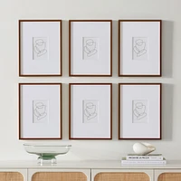 Multi-Mat Wood Gallery Frame, Walnut, 5x7