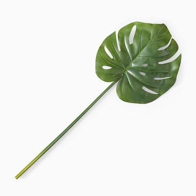 Monstera Leaf, Green, 31.5'