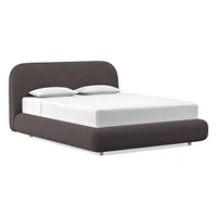 Laurent Bed, Queen, Yarn Dyed Linen Weave, Graphite
