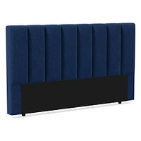 Emmett Vertical Tufting, Headboard, Queen, YDLW, Alabaster, No-Show Leg