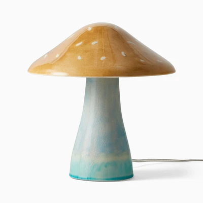 Mushroom Lamp, Red