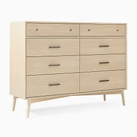 Mid-Century (59") 8-Drawer Dresser, Acorn