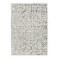 Mellow Rug, 5.25'x8', Captain's Blue/Gray Morn