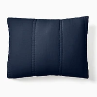 OPEN BOX: MTO European Linen King Sham, Midnight