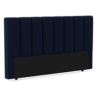 Emmett Vertical Tufting, Headboard, Queen, YDLW, Alabaster, No-Show Leg