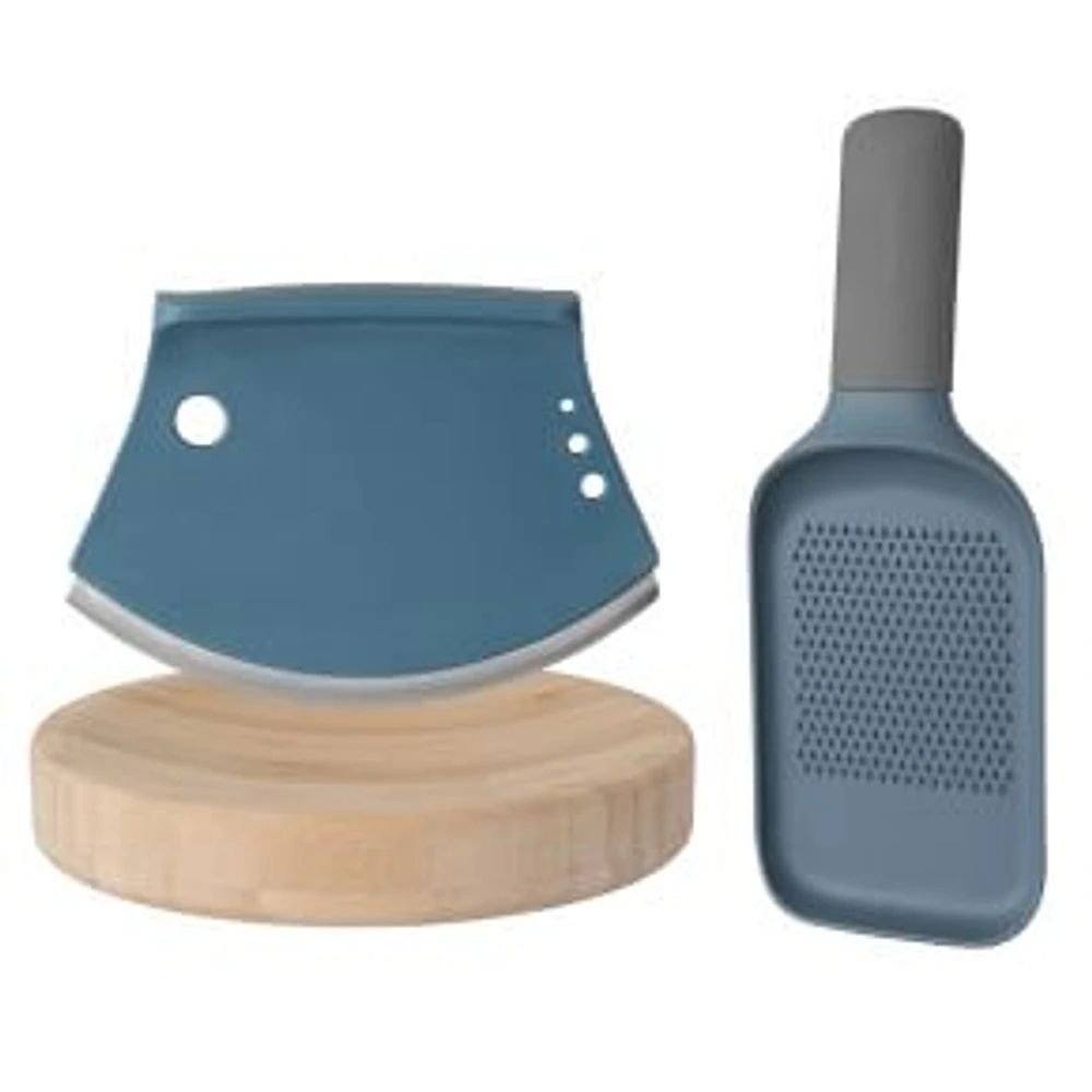 Leo 3-Piece Prep Set, Cut & Grate