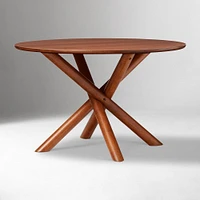 Jax 48" Round Dining Table, Walnut