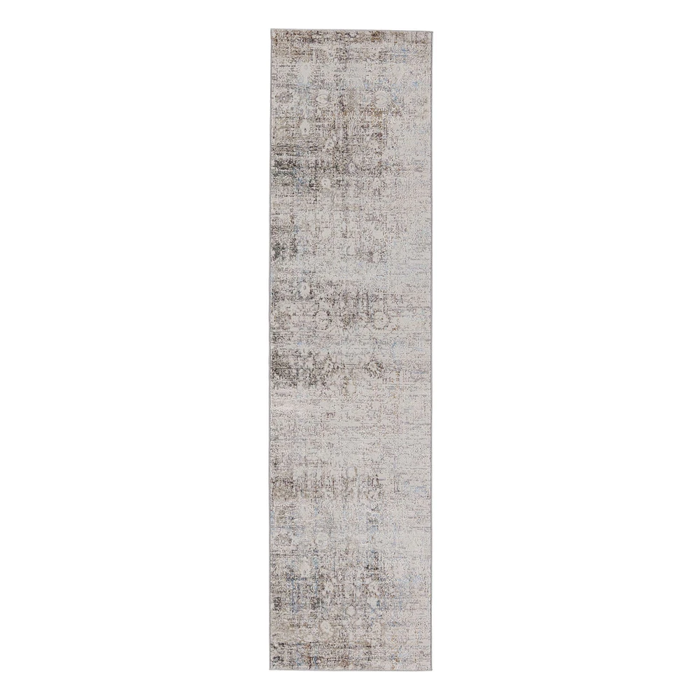 Mellow Rug, 5.25'x8', Captain's Blue/Gray Morn