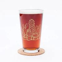 Bee Pint Glass Black