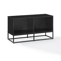 Crosley Enzo Record Storage Media Console, 40", Black