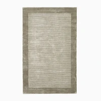 Tencel Frame Rug, Sand, 3'x5'