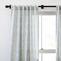 Woodland Shine Jacquard Curtain, Silver Mist, 48"x84"