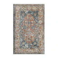 Distressed Heirloom Rug, 5x8, Multi