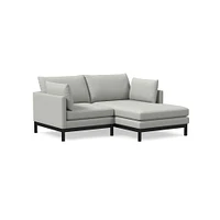 Hargrove Sectional Set 12 RA Chair LA Chaise Down Yarn Dyed Linen Weave Graphite Dune