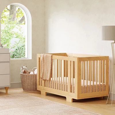 Yuzu 8-In-1 Convertible Crib With All-Stages Conversion Kits Natural