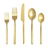 Capri Flatware, Silver, 5-Piece Set