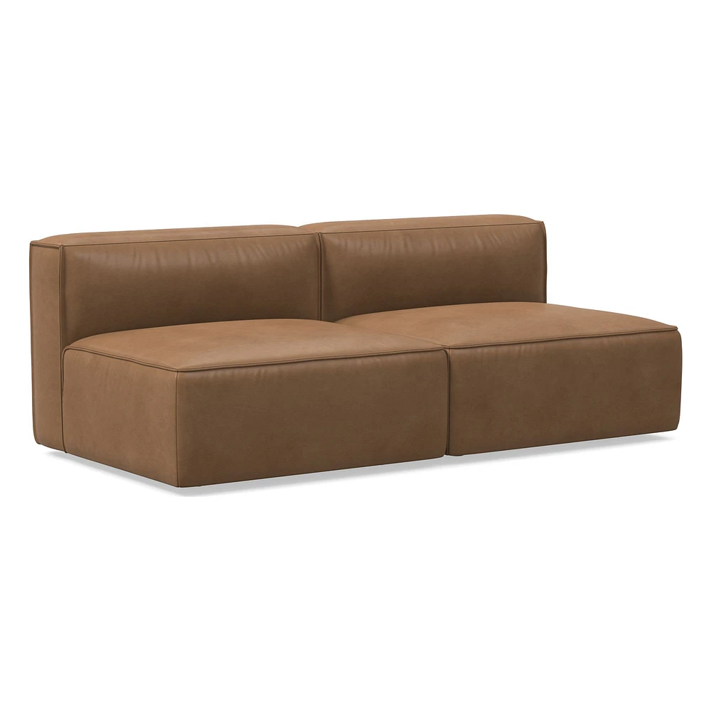 Remi 72" Modular Sofa, Leather