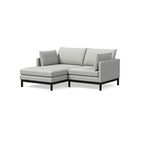 Hargrove Sectional Set 12 RA Chair LA Chaise Down Yarn Dyed Linen Weave Graphite Dune