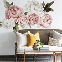 Blushing Peonies Wall Covering, Set of 3