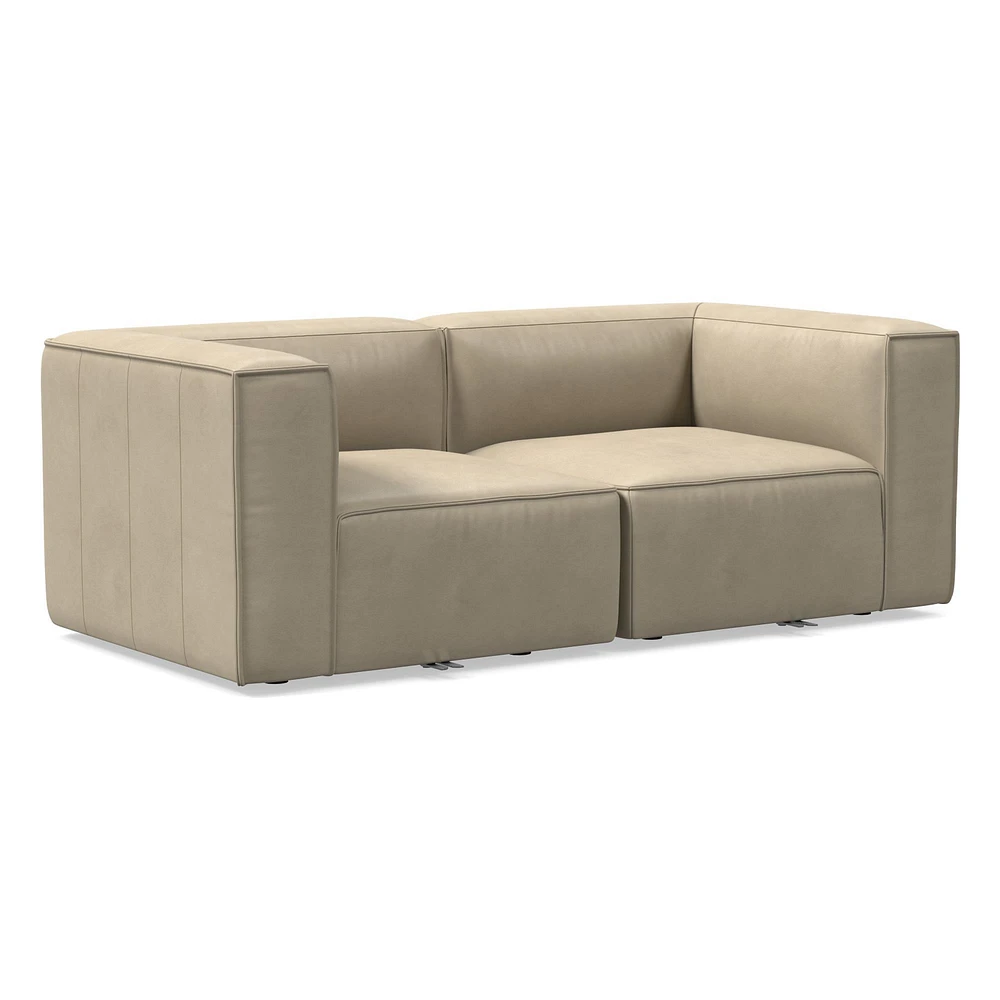 Remi 72" Modular Sofa, Leather