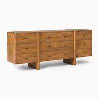 Otto 84" 9-Drawer Dresser, Blonde