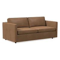 Harris 78" Sleeper Sofa, Saddle Leather, Nut