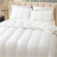 Tencel Plush Full/Queen Comforter, White