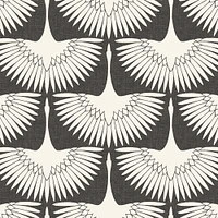 Feather Flock Wallpaper, Denim Blue, 28 sq ft
