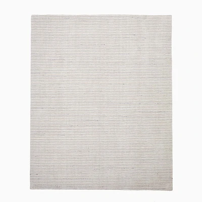 Chip and Dent:Terra Stripes Rug, 10x14, Natural Flax